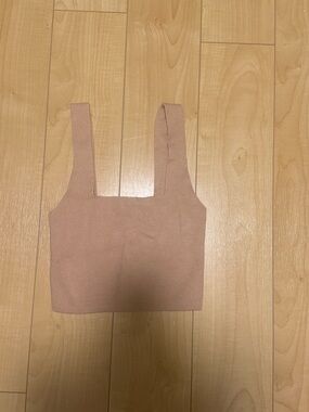 Zara Square-Neck Cropped Tank